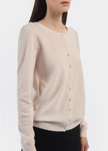 Cashmere Crew Neck Cardigan