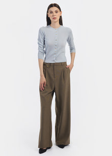 Cashmere Cropped Cardigan