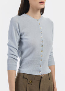 Cashmere Cropped Cardigan