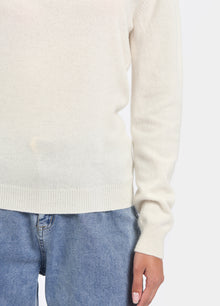 Cashmere Polo-Neck Top