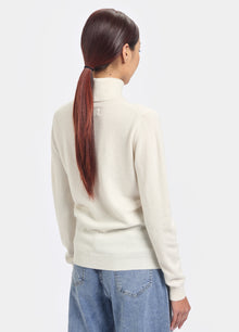 Cashmere Polo-Neck Top