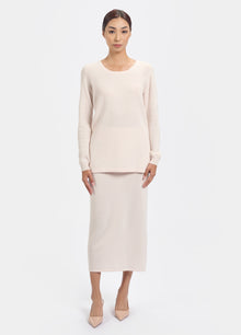 Cashmere Scoop Neck Tunic