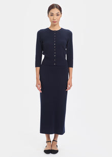 Cashmere Cropped Cardigan