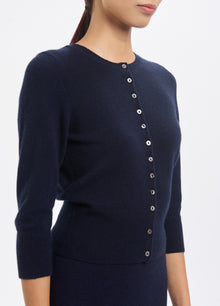 Cashmere Cropped Cardigan