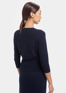 Cashmere Cropped Cardigan