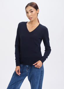 Cashmere V Neck Top