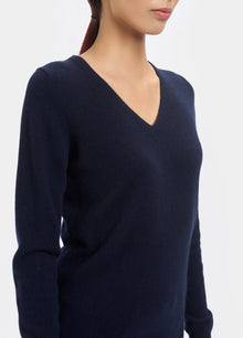 Cashmere V Neck Top