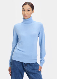 Cashmere Polo-Neck Top