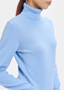 Cashmere Polo-Neck Top