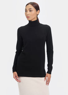 Cashmere Roll Neck Tunic