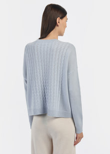 Cashmere Cable Detail Sweater