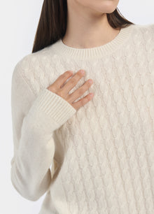 Cashmere Cable Detail Sweater