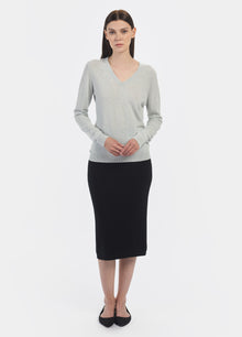 Cashmere V Neck Top