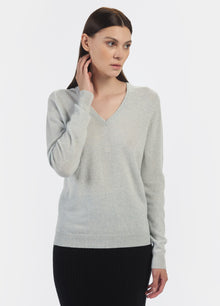 Cashmere V Neck Top