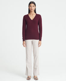 Cashmere V Neck Top