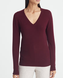 Cashmere V Neck Top