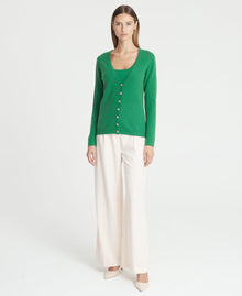 Cashmere V Neck Cardigan