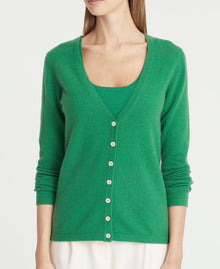Cashmere V Neck Cardigan