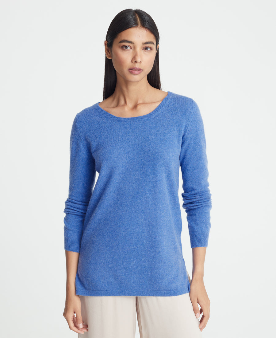 Cashmere Scoop Neck Tunic