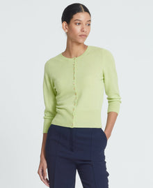 Cashmere Cropped Cardigan