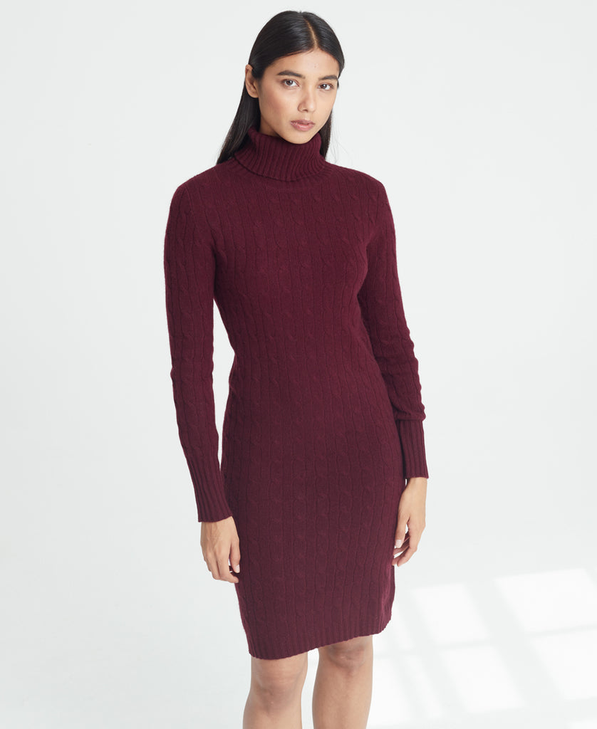 Polar neck dress sale