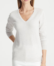 Cashmere V Neck Top