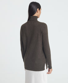 Cashmere Roll Neck Tunic