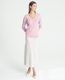 Cashmere V Neck Top