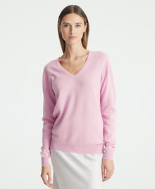 Cashmere V Neck Top