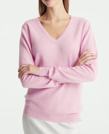 Cashmere V Neck Top