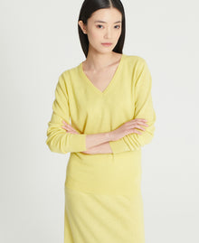 Cashmere V Neck Top