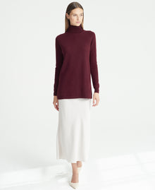 Cashmere Roll Neck Tunic