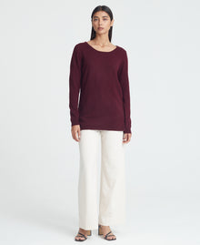 Cashmere Scoop Neck Tunic