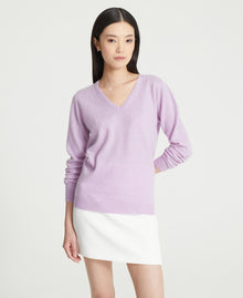 Cashmere V Neck Top