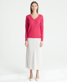 Cashmere V Neck Top