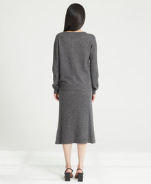 Cashmere Crew Neck Cardigan