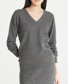 Cashmere V Neck Top