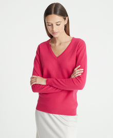 Cashmere V Neck Top