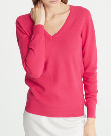 Cashmere V Neck Top