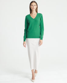 Cashmere V Neck Top