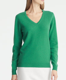 Cashmere V Neck Top