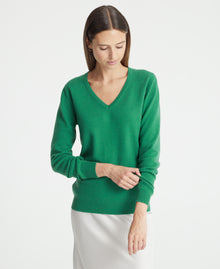 Cashmere V Neck Top