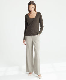 Cashmere V Neck Cardigan