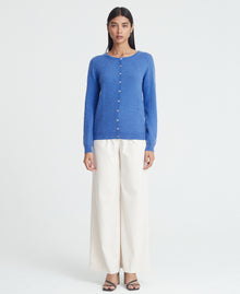 Cashmere Crew Neck Cardigan