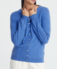 Cashmere Crew Neck Cardigan