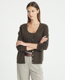 Cashmere V Neck Cardigan