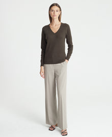 Cashmere V Neck Top