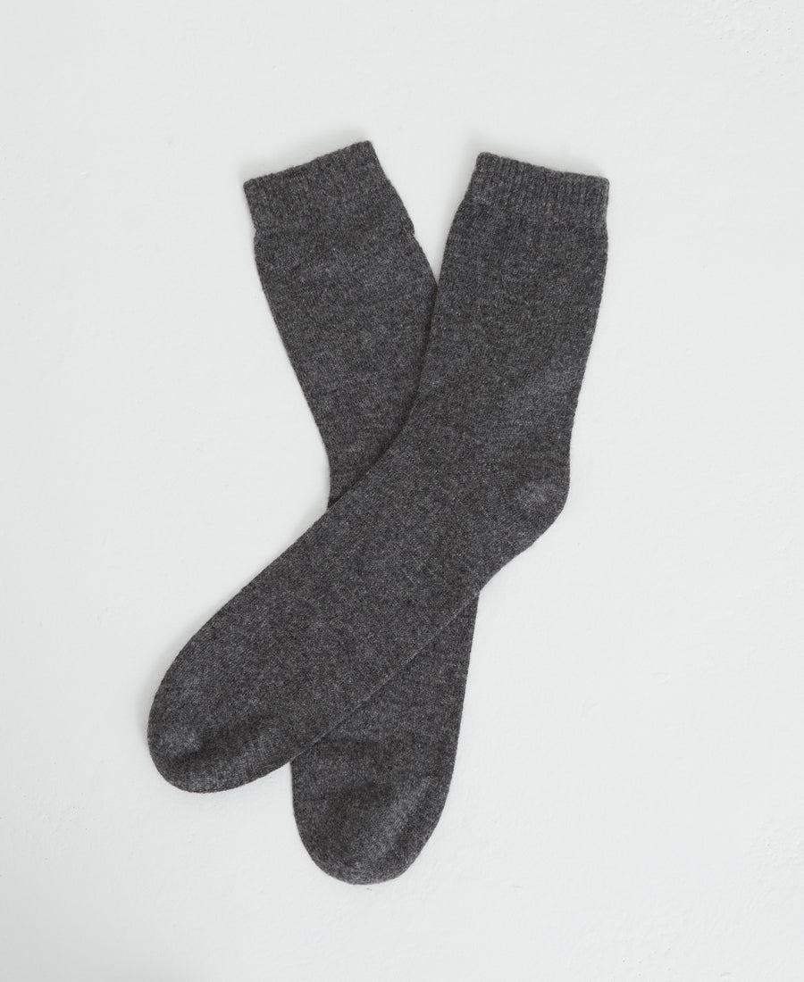 Denner cashmere Socks in Derby Grey