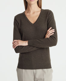 Cashmere V Neck Top