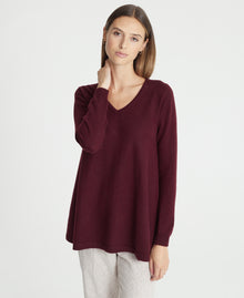 Cashmere V-Neck Tunic
